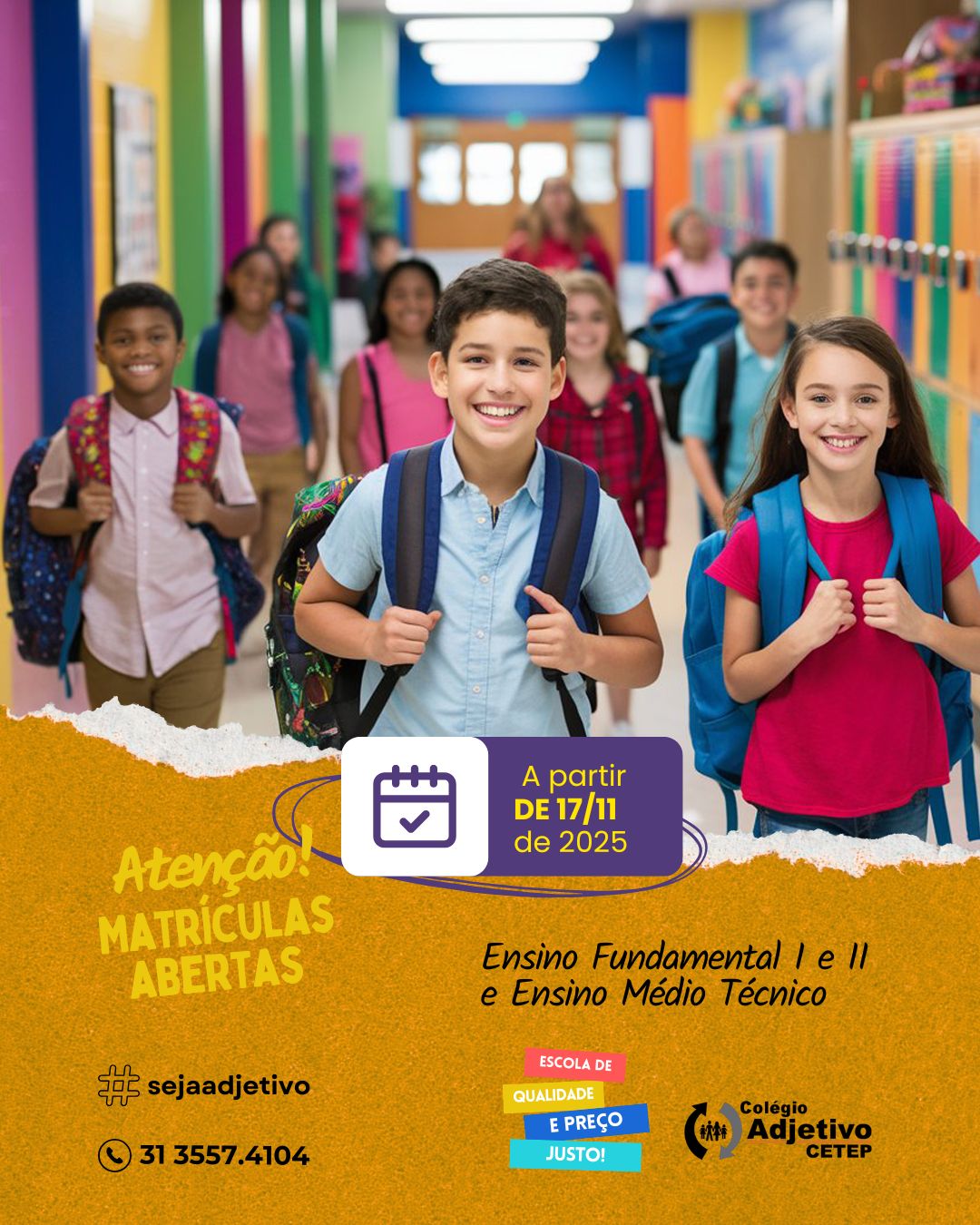 Fundamental II – 6º ao 9º ano